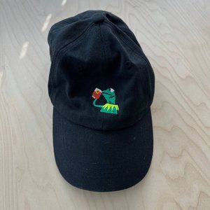 Kermit Drinking Tea Baseball Cap